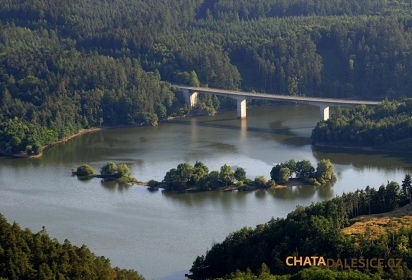 Chalupa Anička - Kramolín - Dalešická přehrada